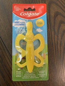 colgate baby toothbrush and teether