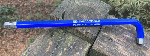 PB Swiss Tools PB 212.L 10 BL Hex Rainbow L-Key Long 10 mm, 220 mm