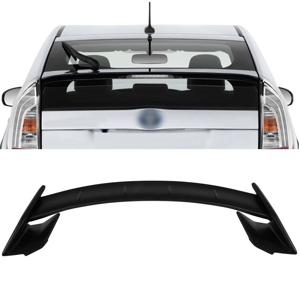 Rear Spoiler Primed Black Pedestal Wing Fits 2010-2014 2015 Toyota Prius 1.8L Foto 2 de 4