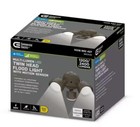 Commercial Electric Dusk Dawn Sensor Bronze Exterior Outdoor Twin Head LED Flood — photo 7