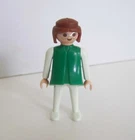 Playmobil (3414) vintage woman - green & white woman with glasses 3560