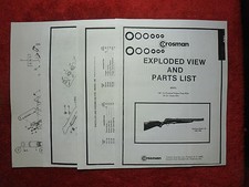 Crosman Model 140 Two Complete O-Ring Seal Kits Exploded View E-Z Seal Quide