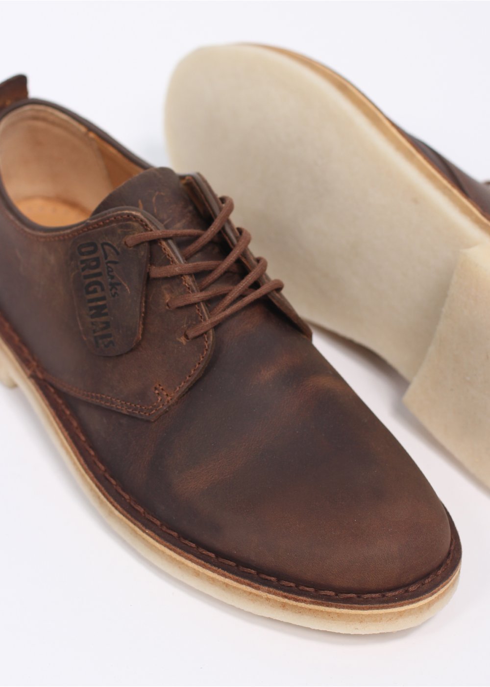 clarks originals desert london beeswax leather