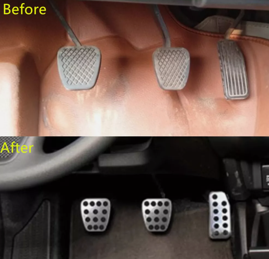 For 20092020 Honda Fit Manual Pedals Set Gas Brake Clutch Pedal Pad