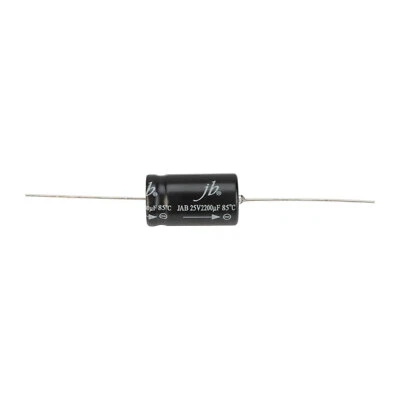 JB Capacitors 2200uF 25V 20% Axial Alum Elec Capacitor