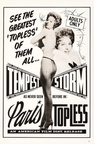Tempest Storm Topless Burlesque Show Flyer Advertisement Photo Print 4" x 6"