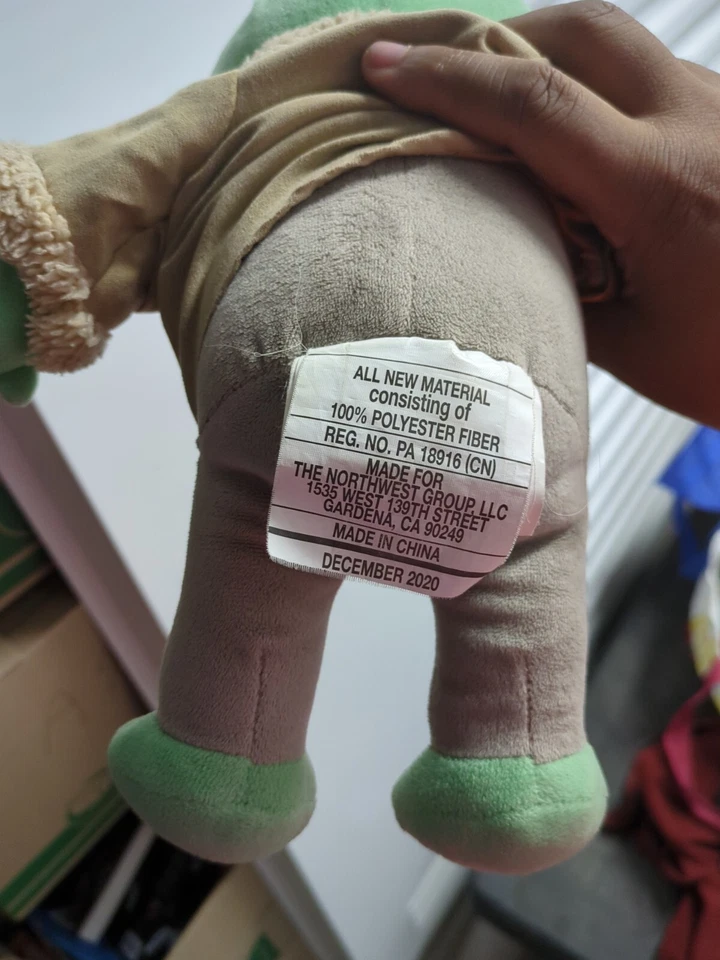 Disney Star Wars Baby Yoda мандалорская мягкая плюшевая игрушка размер 13 дюймов A37 - Изображение 4 из 4