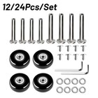 Luggage Suitcase Wheels Axles Repair Kit Replacement Travel Dia.40mm~80mm