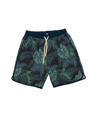 Fair Harbor Anchor Trunks Men's Size L Blue Floral liner shorts inseam 8