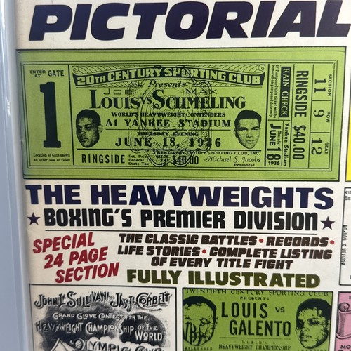 Rare Special Heavyweight Issue Boxing Pictorial Magazine May 1975 #7 Vintage VG - Picture 9 of 11