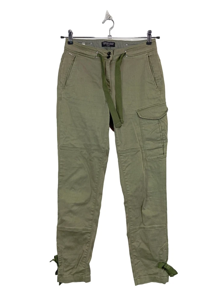 G-STAR RAW Pantalón tipo suéter Mujeres Pantalón Talla EU 38 caqui look casual - Imagen 1 de 4