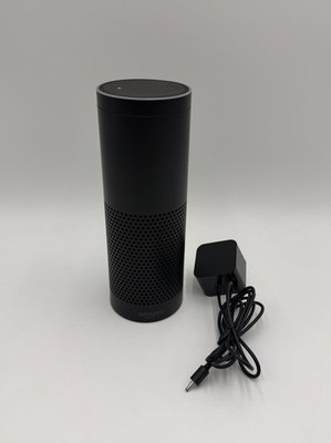 Amazon Echo Plus 1st Generation Alexa Smart Speaker Black w/ Power Supply Tested