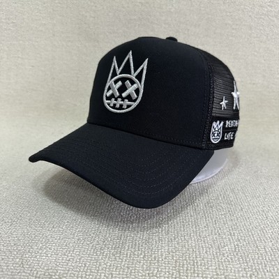 Cult False Idols Trucker Snapback Black Mesh Hat One Size Streetwear Retro