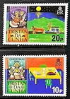 1¢ WONDER'S ~ CHRISTMAS 1984 TOPICAL TRISTAN DA CUNHA VF MH SMALL LOT ~ D864