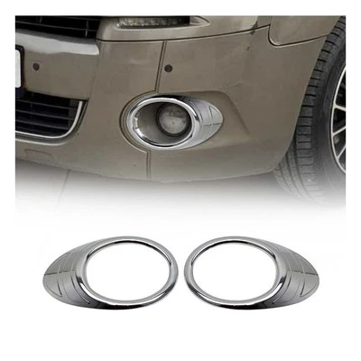 OMAC Cadres de Phares Antibrouillard avant pour Peugeot Partner 2008-2012 ABS Chromé