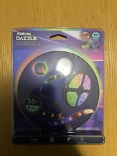Acellories Dazzle Sound Activated Color Changing LED Light Strip 30ft