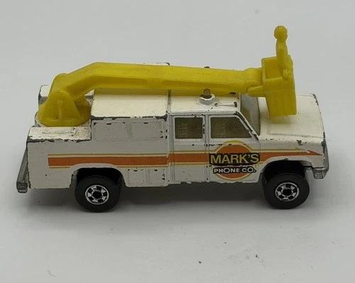 Hot Wheels 1983 Vintage Phone Truck, Mark's Phone Co. #5906 White BW