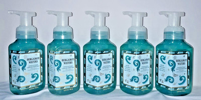 5 BERGAMOT WATERS Bath & Body Works  Gentle Foaming Hand Soap Wash 8.75 oz
