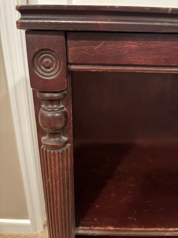 Vintage, solid wood bookcase circa 1920's - 1940's - Image 3 of 3