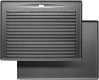 Grillplatte Gusseisen Wendeplatte 41,5X31Cm Universal ZubehöR FüR Gasgrill
