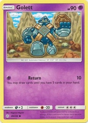 Golett~89/236~NM~Sun & Moon - Cosmic Eclipse~PKM