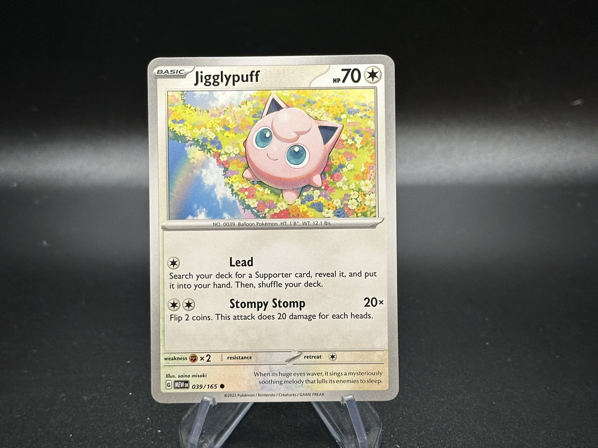 Jigglypuff - 39/165 Scarlet & Violet 151 - Pokémon TCG | eBay