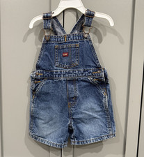 Levi's Strauss Signature Overalls Shortalls Denim Infant Toddler Size 18 Months
