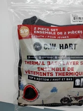 CW Hart Thermal Base Layer Set Top and Bottom Youth Small Wicking Performance