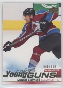 2019-20 Upper Deck Young Guns UD Exclusives /100 Conor Timmins #203 Rookie RC