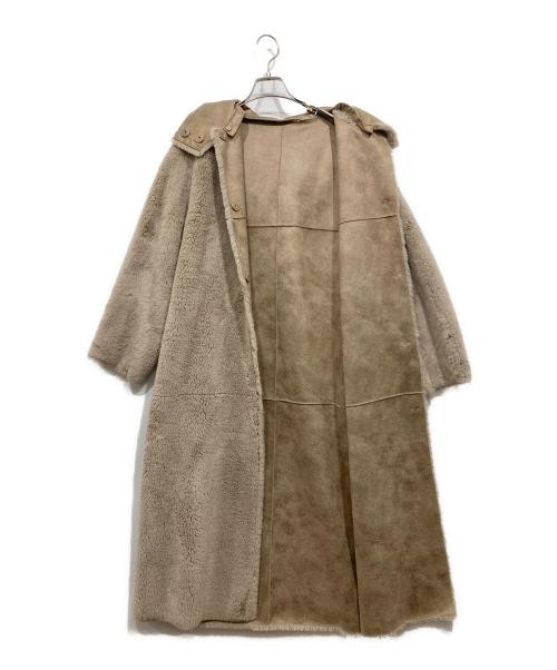 Ameri Reversible Faux Fur Coat Beige Polyester Us… - image 4