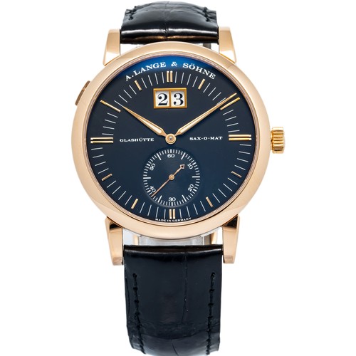 A. Lange & Sohne Grand Langematik 309.031 2010 Paper 18K RG Black Auto Men 40mm