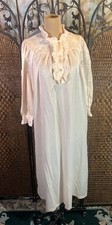 Vintage Sara Beth Satin Nightgown Size S