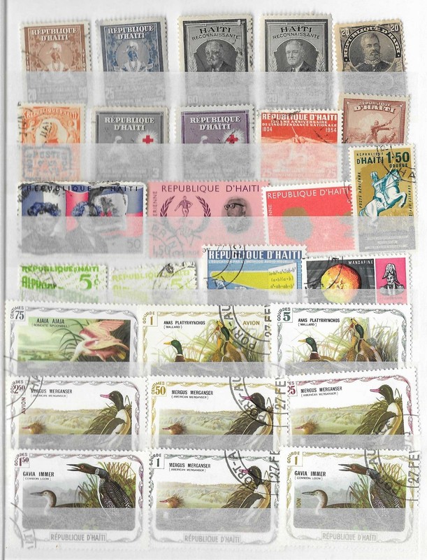 Haiti. Collection 260418#27 (U, see scan). Wonderful stamps at a very low price