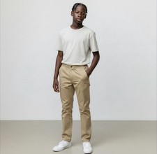 Polo Ralph Lauren Boys Pants Joggers Khaki Beige Casual School Youth Size 20