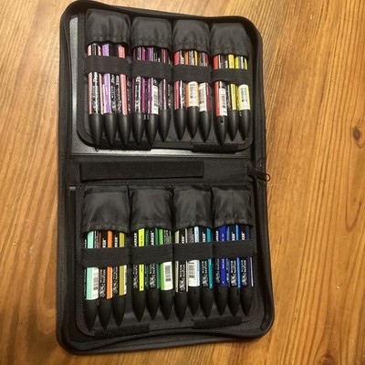 Winsor & Newton Promarker - Empty Storage Wallet Case - Holds 24 Letraset Marker