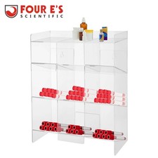 Acrylic Test Tube Holder Wall Mounting Tube Organizer Plastic Test Tube Rack New