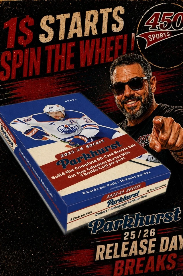 $1 AUCTIONS! LIVE HOCKEY BREAK + PENNY DROP! - PARKHURST 25-26 RELEASE DAY
