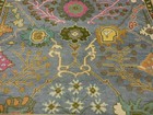 Turkish Oushak Rug, Geometric Multicolored Handmade Bohemian Rug 8x10 Ft — photo 8