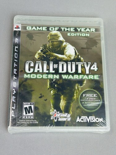 Call of Duty 4 Modern Warfare Game of the Year Edition Sony PlayStation 3 NEW