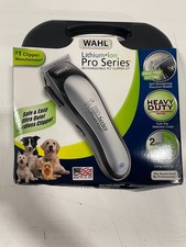 Wahl Lithium Ion Pet Pro Series Rechargeable Pet Clippers Grooming Kit
