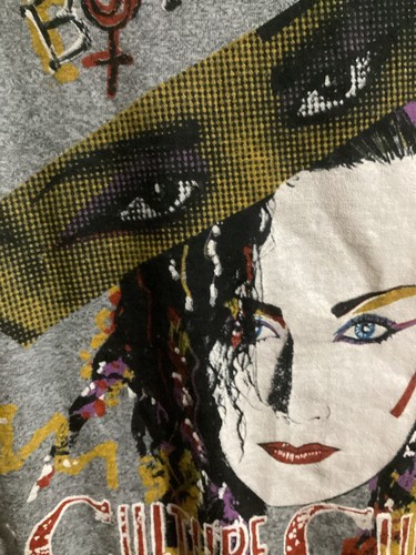 1980’s Culture Club Boy George Raglan Shirt Made In USA Size Large *MINT COND* - Picture 6 of 10