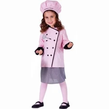  Chef Costume - Girls Master Chef Costume Set
