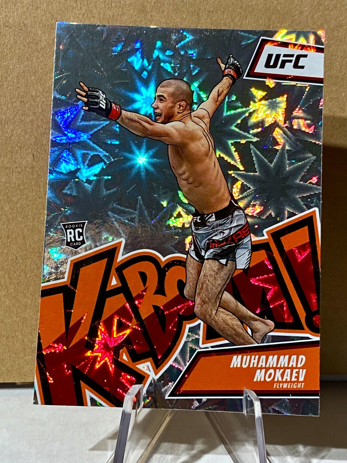 2023 Panini Chronicles UFC RC Muhammad Mokaev Kaboom Case Hit