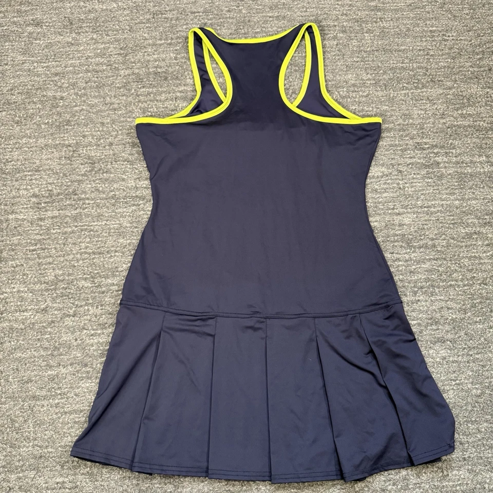 Vestido de cancha Boast para mujer grande azul atlético tenis pepinillo pelota squash plisado Foto 2 de 4