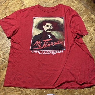 Vintage Men's Mi Fierra Cafe San Antonio Margarita Poncho Villa T-shirt 2x B2