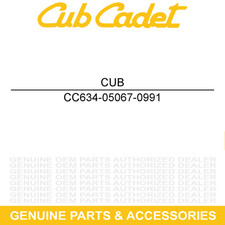 MTD 634-05067-0991 Wheel Assembly Comp Wht Carlisle 634-04086-0991 Cub Cadet