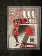 2017-18 Panini Donruss - Rookie Jerseys OG Anunoby #RJ-OA1 (MEM, RC)