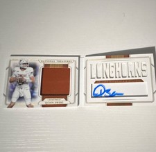 2025 Panini National Treasures Booklet Quinn Ewers Auto Patch /99 Longhorns Roo…