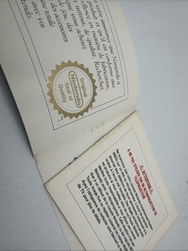 Notice Manuel Original - KIRBY'S ADVENTURE - Nintendo Nes VERSION FRA - REF 01