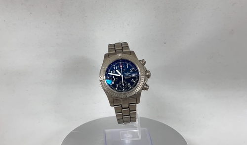 Breitling Aero Marine Chrono Avenger E13360 Mens Watch Excellent A4001 - Video 1 of 1